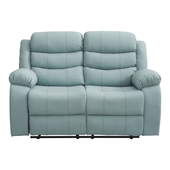 Yingj 56 in. Wide Pillow Top Arm Technology Faux Leather Straight Reclining Sofa